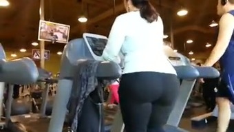 latina milf gym candid bbw amateur ass
