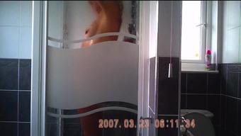 masturbation mature shower voyeur