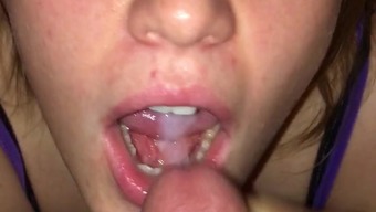 oral mouth high definition cum in mouth cum swallow blowjob cum swallowing amateur