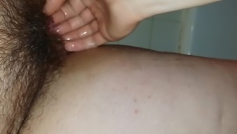 hotel high definition finger hairy squirt pussy bbw female ejaculation bathroom