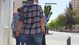 jeans candid butt mature voyeur big ass ass