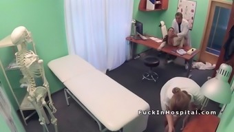 nurse caught banging doctor