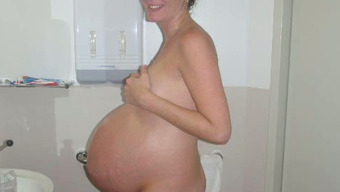nude naked pregnant wife compilation