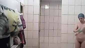 spy changing room shower