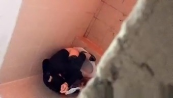 spy pee shower bend over pissing toilet asian