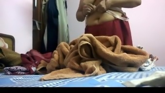 indian mature indian dress chubby changing room caught bedroom