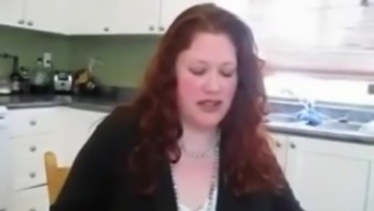 kitchen fucking homemade chubby redhead bbw wife cheating
