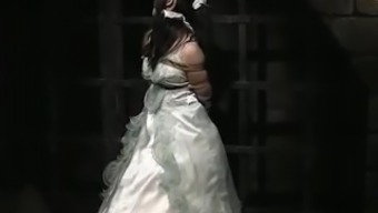 gag dress japanese wedding bondage bride