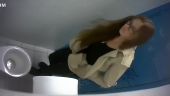 spy spreading lucky pee first time pissing toilet public