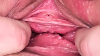 spreading sex toy gape masturbation teen (18+) toy cunt close up czech