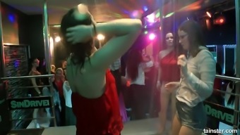 slut group club lesbian strip orgy party blonde bitch cute dance