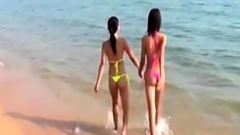 thai teen amateur voyeur teen (18+) thong reality beach bikini amateur asian ass