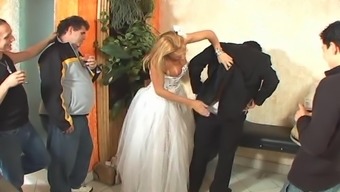 oral fucking transsexual wedding shemale blonde blowjob bride