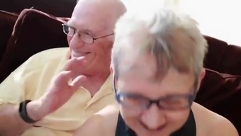 old man grandpa grandma 3some mature threesome