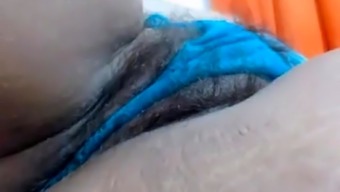 masturbation hairy panties web cam solo amateur close up