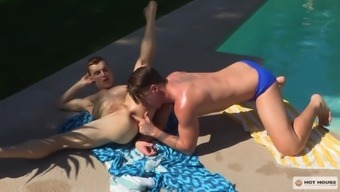 gay fucking cum hardcore swallow outdoor cum swallowing doggystyle