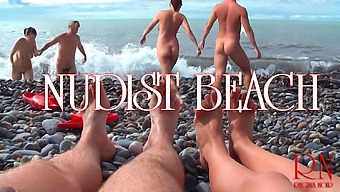 nude naked voyeur teen (18+) beach sport celebrity couple