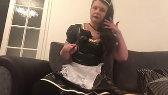 latex kinky insertion french maid