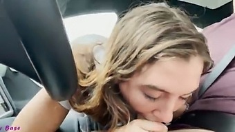 oral fucking cowgirl teen (18+) public blowjob deepthroat car