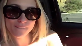 pee slut squirt pissing female ejaculation blonde car amateur