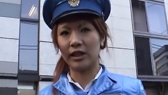 japanese police outdoor public asian