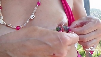 nipples insertion milf horny high definition outdoor piercing fetish solo blonde amateur close up extreme