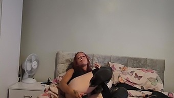 play smoking leather sex toy fucking high definition finger redhead toy solo dirty amateur